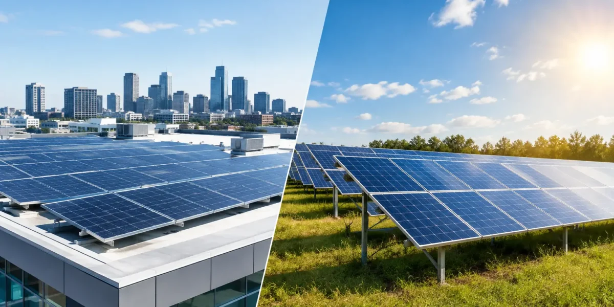 Commercial Rooftop Versus Ground Solar: Which Fits?