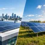 Commercial Rooftop Versus Ground Solar: Which Fits?